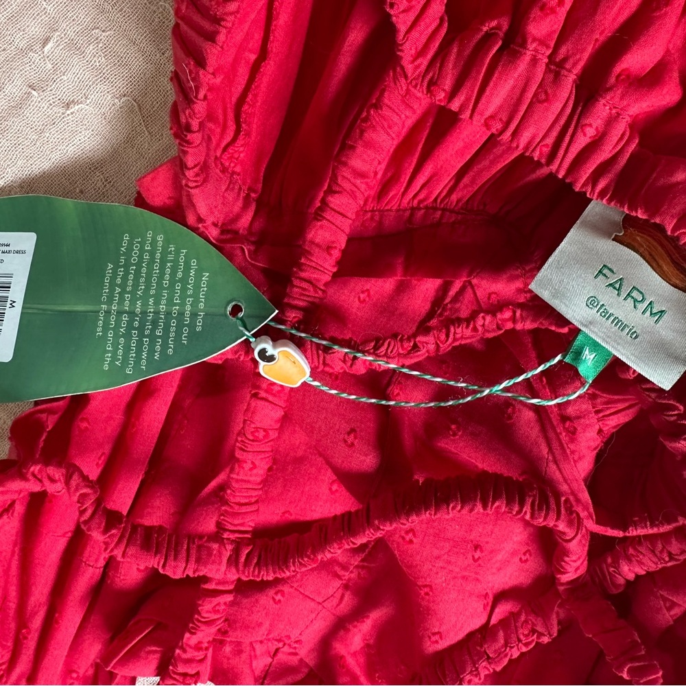FARM Rio Red Maxi Dress - Picture 3 of 5
